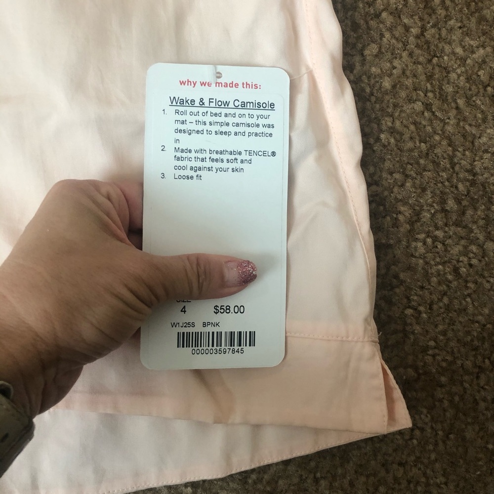 Lululemon camisole NWT 4 tank